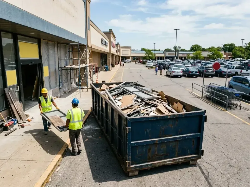 retail-store-renovation-debris-003 — frequently asked questions, Roll-off Dumpster Rentals in Collierville, TN